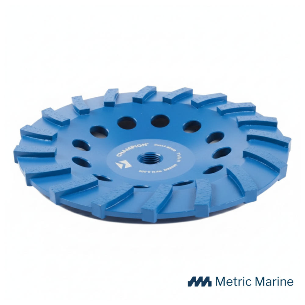 Cup Wheel, Diamond, Swirl Segmented