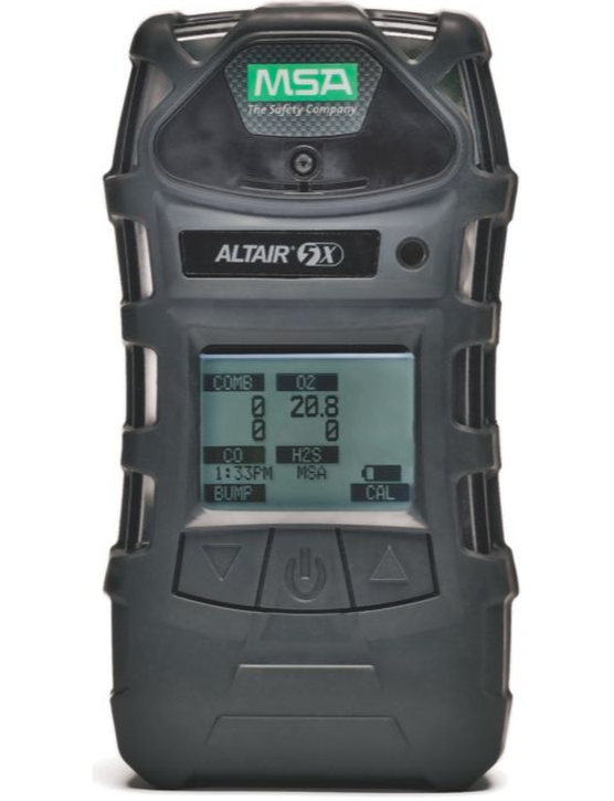 5X Multigas Detector, 4-Gas, LEL, O2, CO, H2S, Bluetooth Wireless Technology, Monochrome Display
