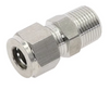 Connector, Male, Chrome