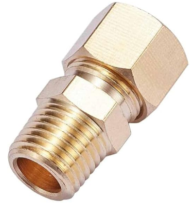 Connector, Male , Brass