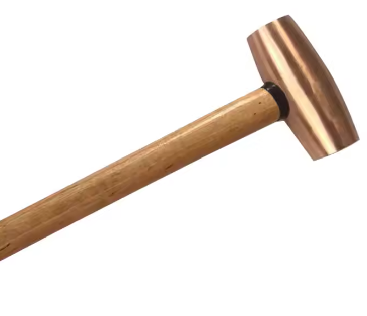 Mallet, Copper, With Wood Handle