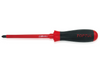 Phillips Screwdriver, Insulated, Steel, Rubber Handle