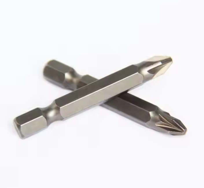 Pozidriv Power Bit, 1/4" Hex, Steel