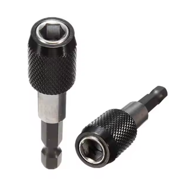 Quick Release Magnetic Bit Holder, 1/4" Hex, Steel