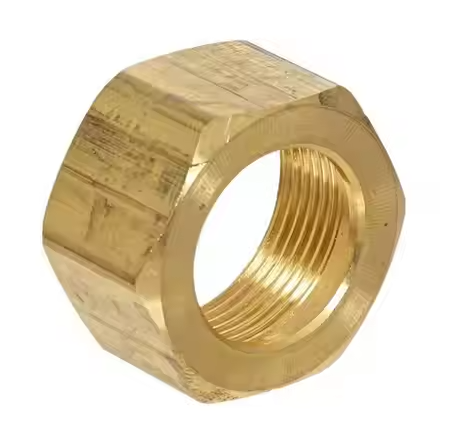Tube Nut, Brass, M-Type