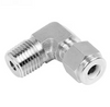 Connector, Male Elbow, Chrome