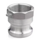 Camlock Adapter, Male x Female NPT, Aluminum, Type A