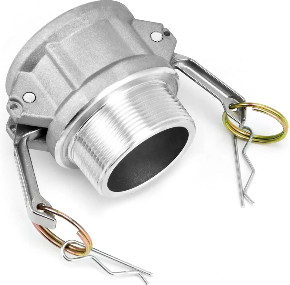 Camlock Coupler, Female x Male NPT, Aluminum, Type B