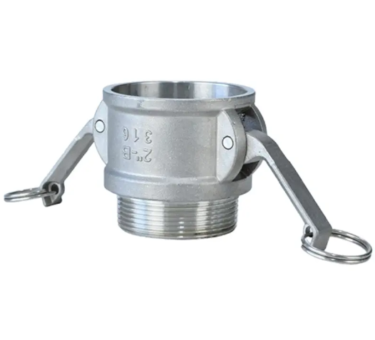 Camlock Coupler, Female x Male NPT, Stainless Steel, Type B