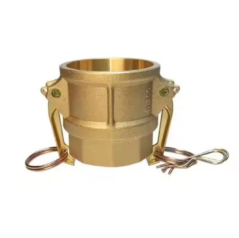 Camlock Coupler, Female x Female NPT, Brass, Type D