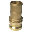 Camlock Adapter, Male x Hose Shank, Brass, Type E