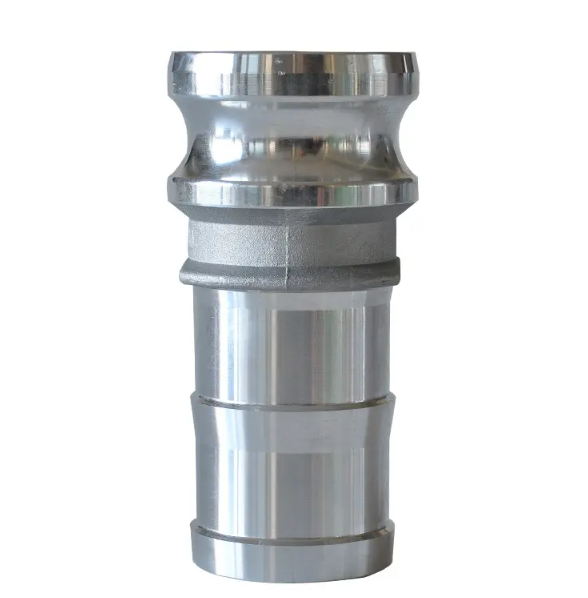 Camlock Adapter, Male x Hose Shank, Stainless Steel, Type E