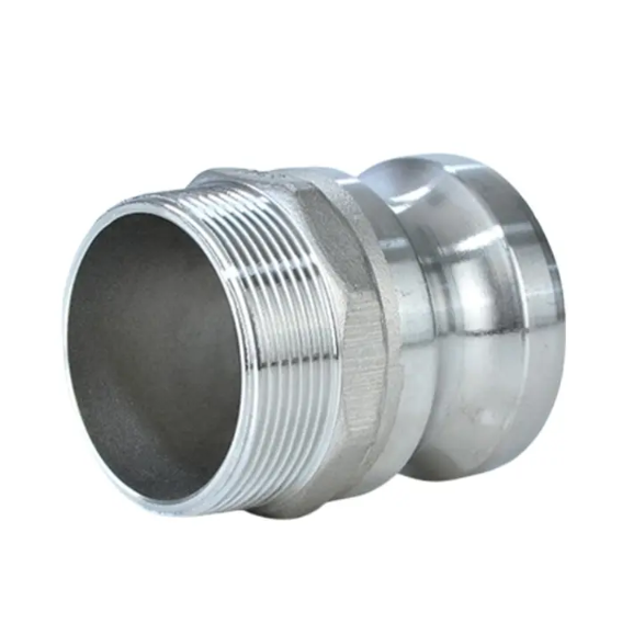 Camlock Adapter, Male x Male NPT, Aluminum, Type F