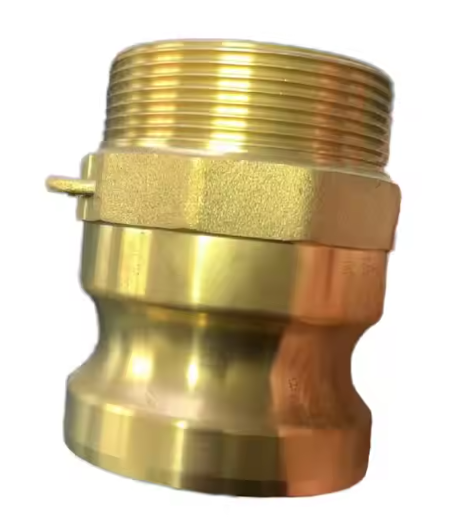 Camlock Adapter, Male x Male NPT, Brass, Type F