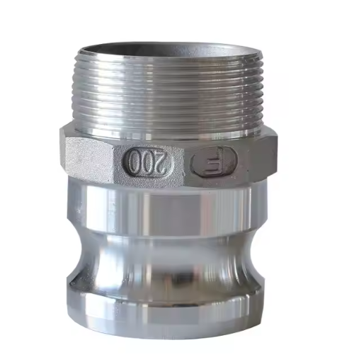 Camlock Adapter, Male x Male NPT, Stainless Steel, Type F, 1/2"