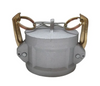 Camlock Dust Cap, Female End Coupler, Aluminum, Type DC