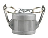 Camlock Dust Cap, Female End Coupler, Stainless Steel, Type DC