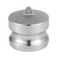 Camlock Dust Plug, Male End Adapter, Stainless Steel, Type DP