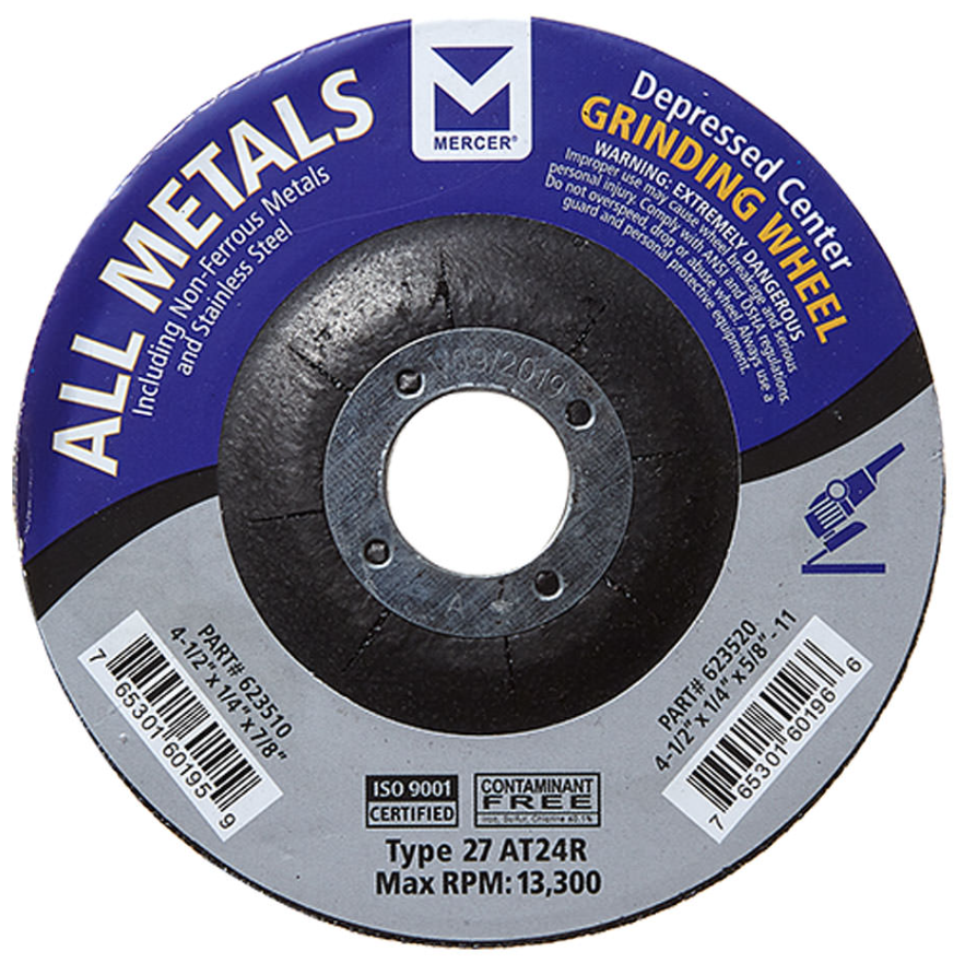 Grinding Wheels, Depressed Center, Zirconia, Type 27