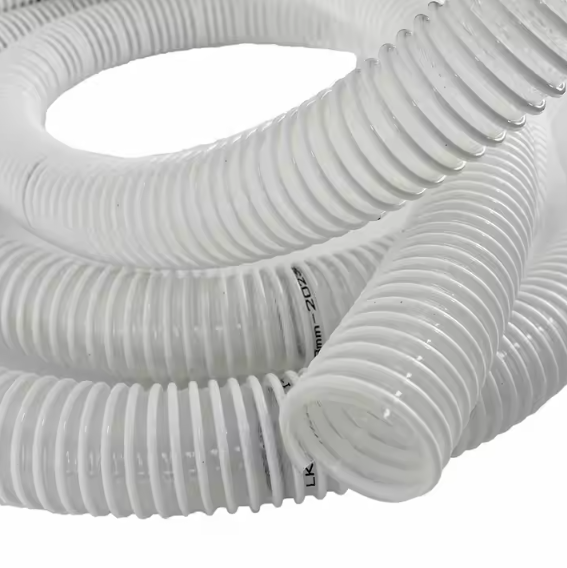 Suction and Discharge Hose, PVC, Clear