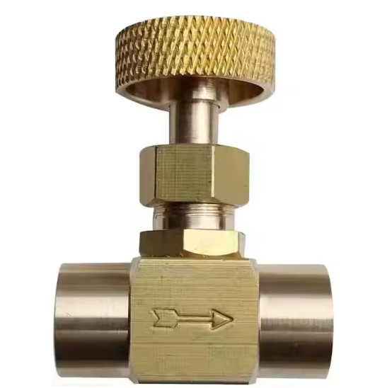 Needle Valve, Brass, Straight, Female