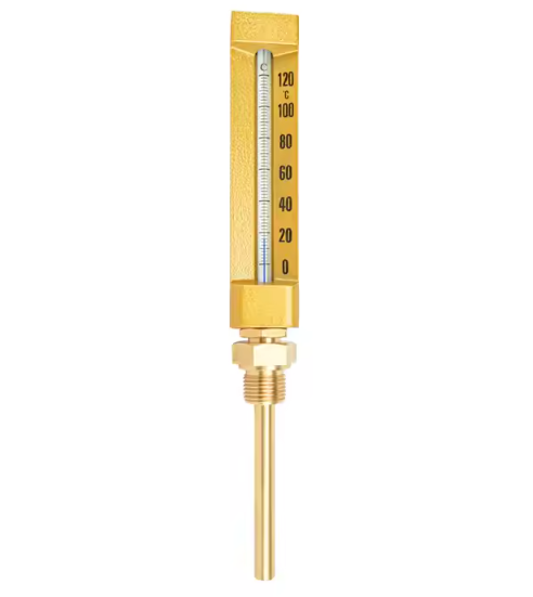 Engine Thermometer, Straight, Type 174B, -30/+50C, 4" x 63 mm