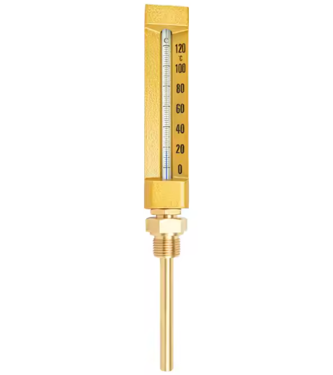 Engine Thermometer, Straight, Type 291B, 0-600C, 6" x 250 mm