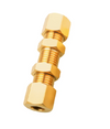 Compression Bulkhead Union, SV-Type, Brass