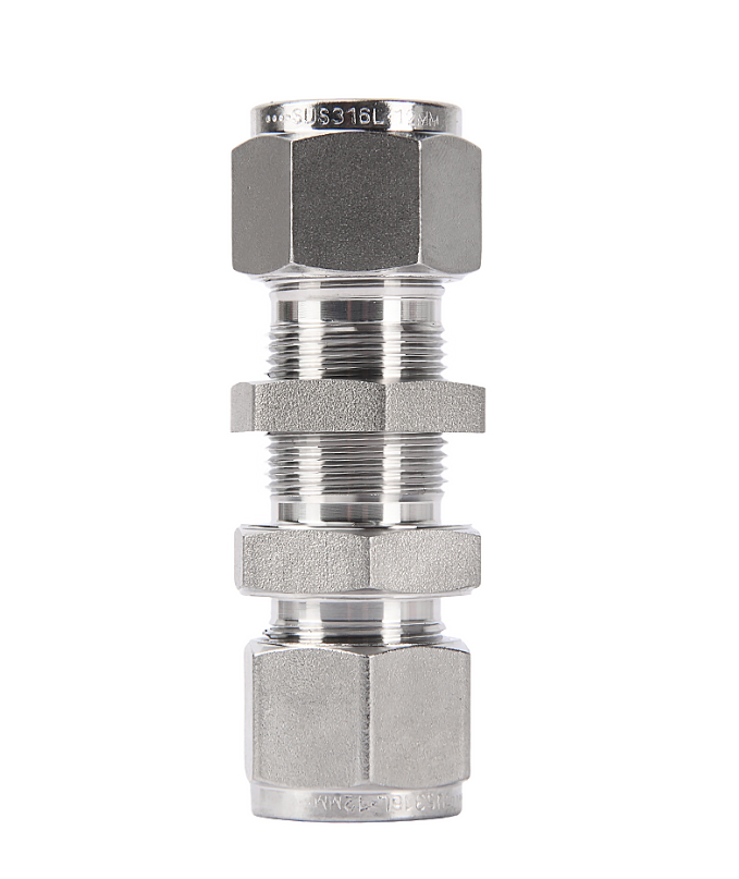 Compression Bulkhead Union, SV-Type, Stainless Steel