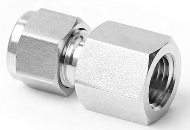Connector, Female, Metric Tube x Female BSP, GAI-Type, Steel