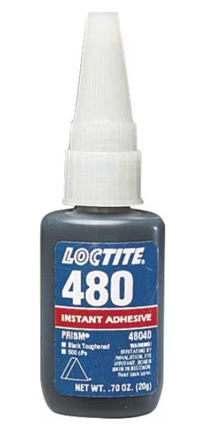 Loctite 480, Instant Adhesive, Black, 0.7 oz