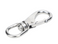 Swivel Eye Snap Hook, Flat-Back Style, Stainless Steel