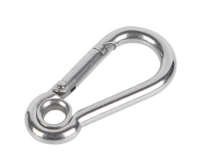 Snap Hooks, With Eyelet, Stainless Steel