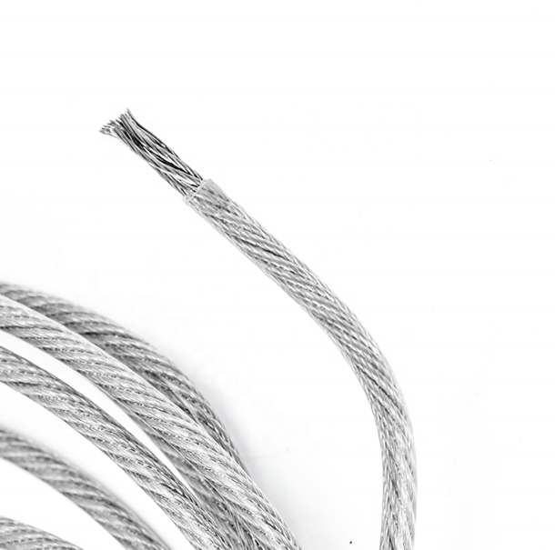 Cable, PVC Coated, (7 x 19), Stainless Steel (Per Foot)