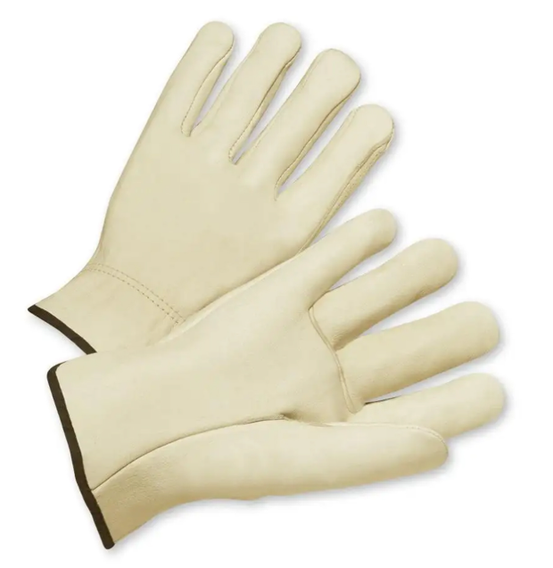 Gloves, Full Grain Cowhide Leather, Drivers, Straight thumb