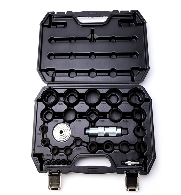 Hollow Punch Set, Steel, Chuck with Interchangeable Heads