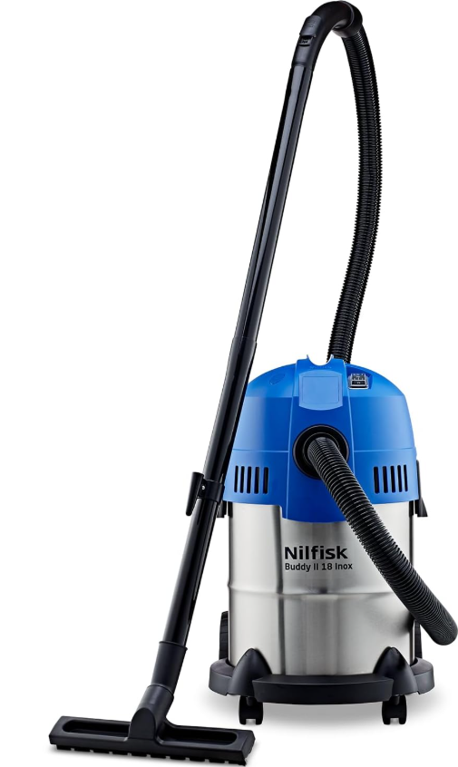 Nilfisk, Vacuum Cleaner, 230 Volts, Stainless Steel