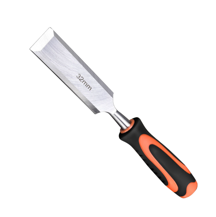 Wood Chisel, Non-Slip Rubber Grip, High Carbon Steel