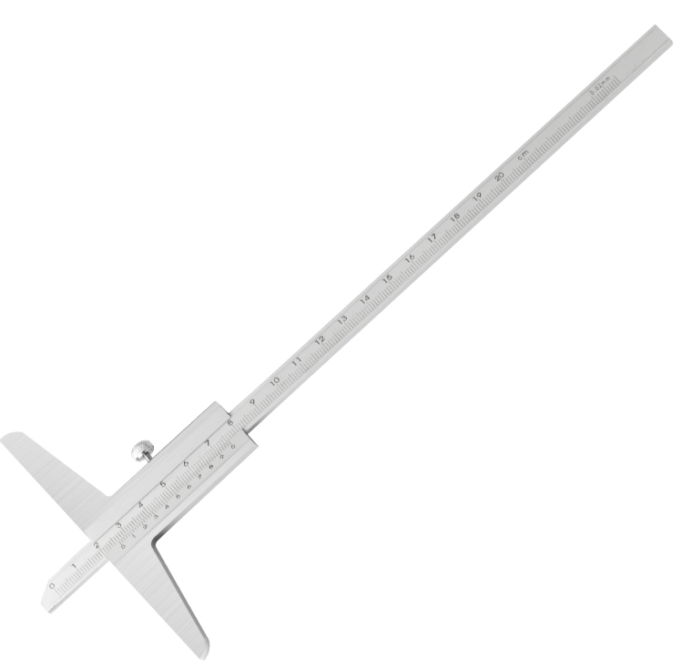 Vernier Depth Caliper, Stainless Steel