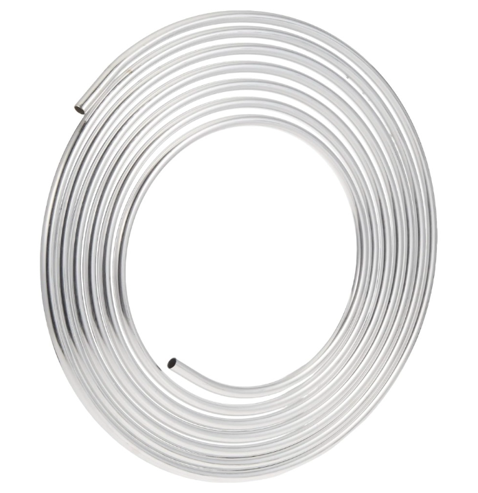 Flexible Copper Tubing, Chrome Plated