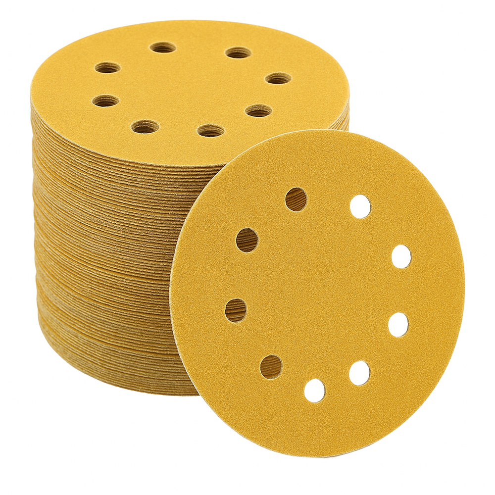 Hook and Loop Discs, Aluminum Oxide, 6" x 8 Holes