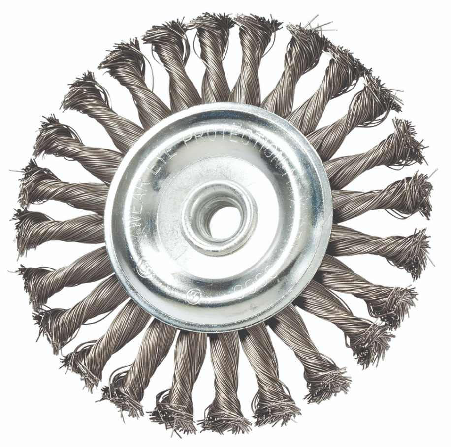 Wire Wheel Brush, Knotted, Steel