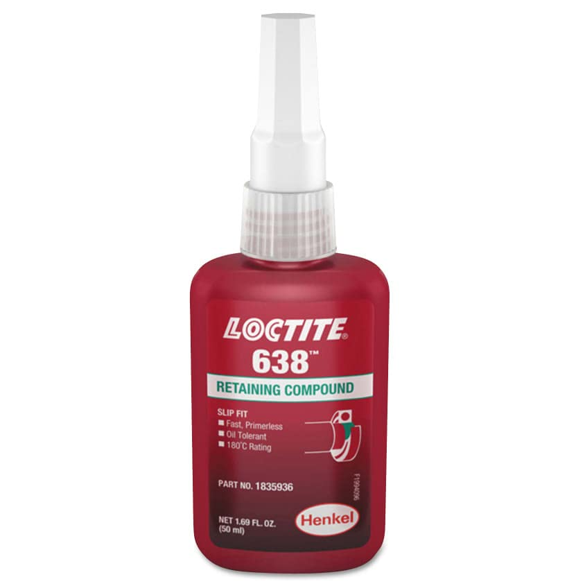 Loctite 638, Retaining Compound, High Strength, 50 ml