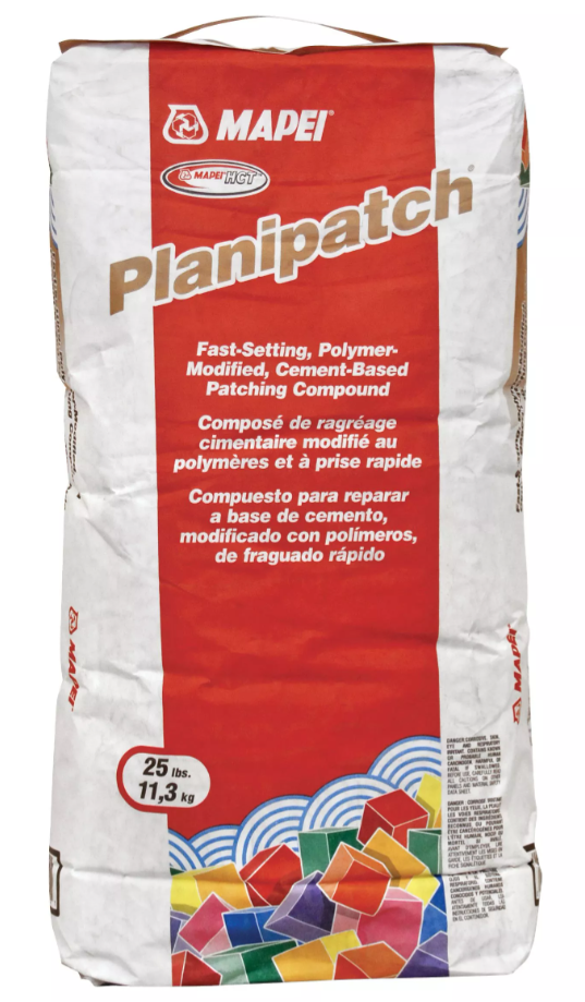 Mapei, Fast-Setting, Polymer-Modified, Cement-Based Patching Compound, 45 LB PAIL