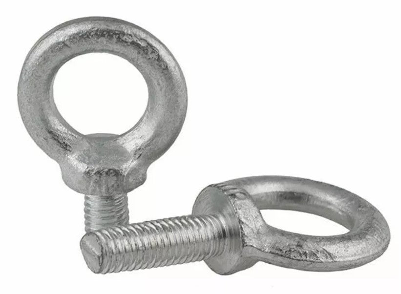 Lifting Eye Bolt, Zinc-Plated Steel, M12 x 1.75
