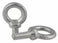 Lifting Eye Bolt, Zinc-Plated Steel, M6 x 1.0