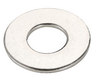 Flat Washer, Stainless Steel, M6, 100-Pack