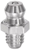 Grease Nipple, Straight, Nickel Plated Steel