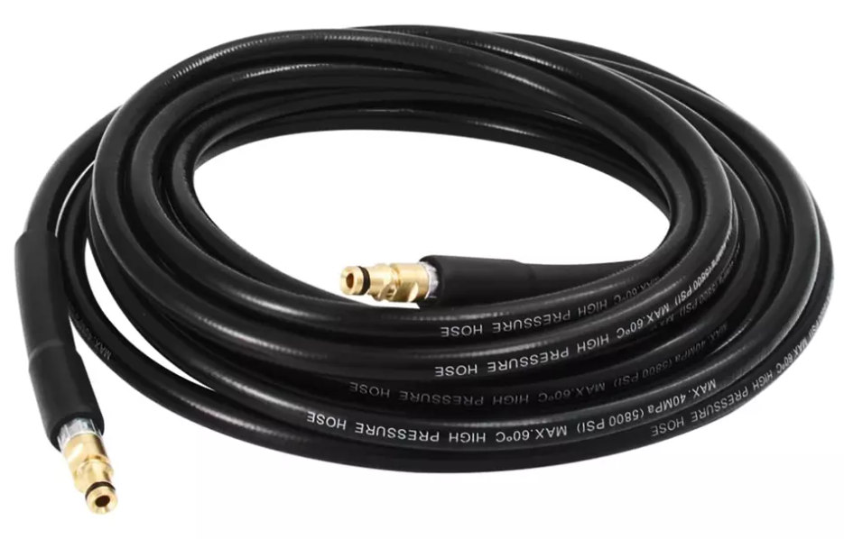 High Pressure Hose With Couplers, Rubber