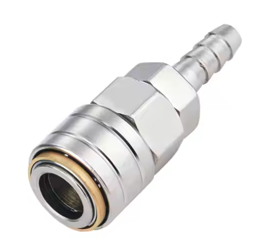 Quick Connect Coupler, Socket With Hose End, Stainless Steel, SH Type